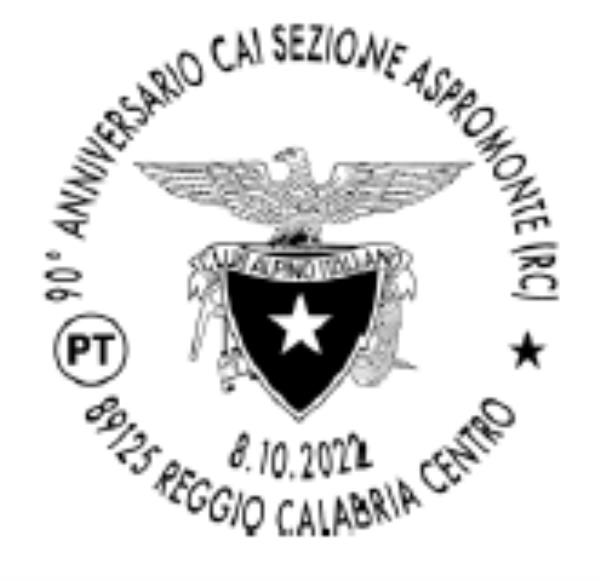 Poste italiane, un annullo speciale per i 90 anni del Cai Aspromonte