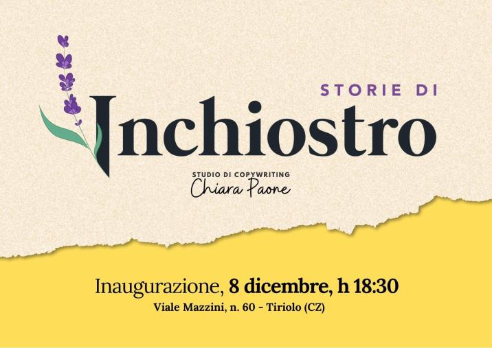images Tiriolo, apre “Storie di Inchiostro”: primo studio di copywriting in Calabria 