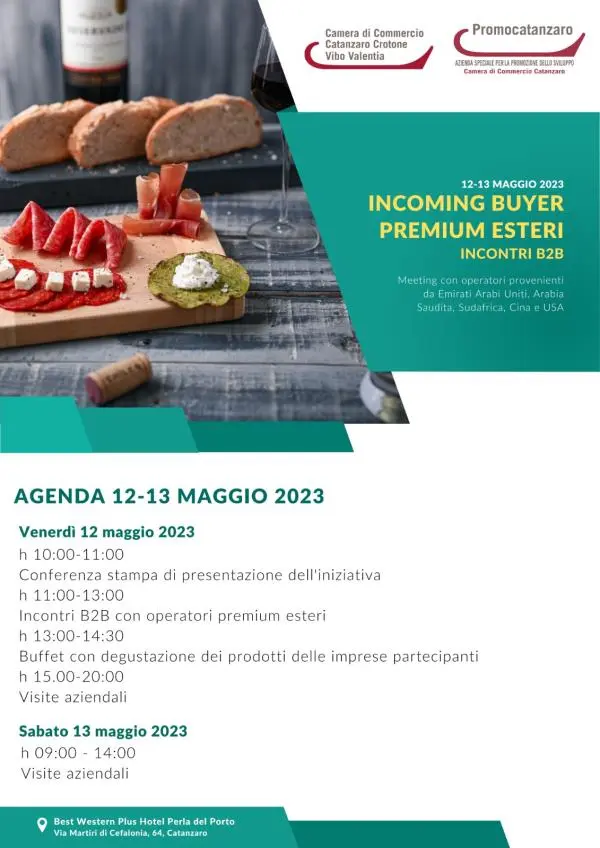 images Buyers del food in visita a Catanzaro, Crotone e Vibo Valentia, domani la conferenza stampa