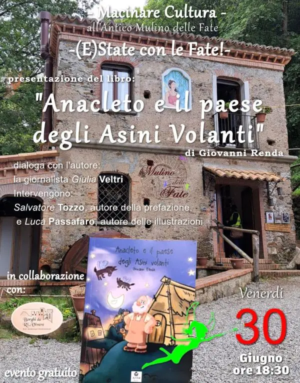 "Anacleto e il paese degli asini volanti", a Lamezia il 30 giugno la presentazione del libro di Giovanni Renda