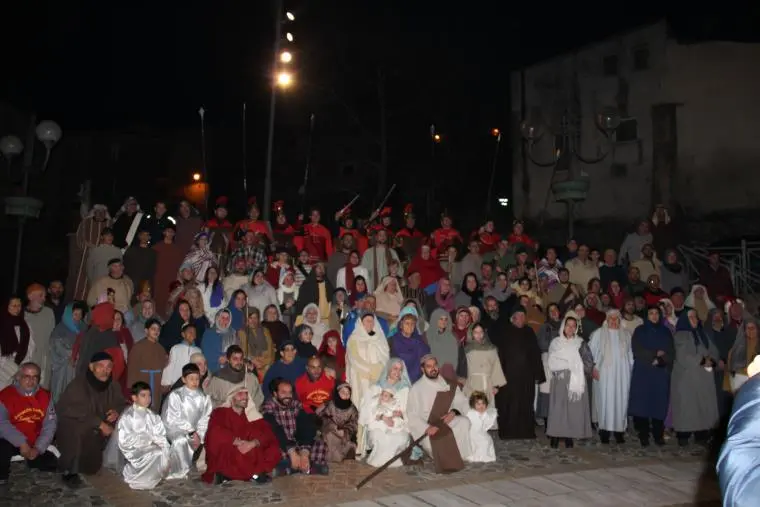 images A Miglierina il presepe vivente che risplende nella bellezza del borgo e nell'impegno comune