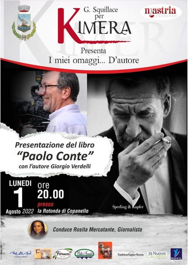 images A Copanello l’1 agosto ospite il regista Giorgio Verdelli, autore del libro “Paolo Conte”