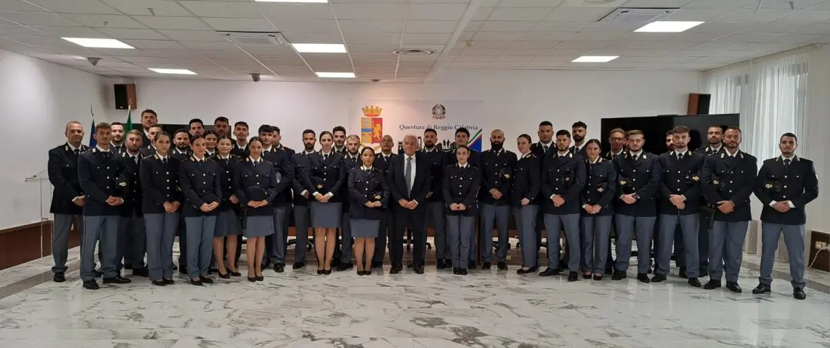 Reggio, il questore incontra gli Agenti della Polizia di Stato neo assegnati