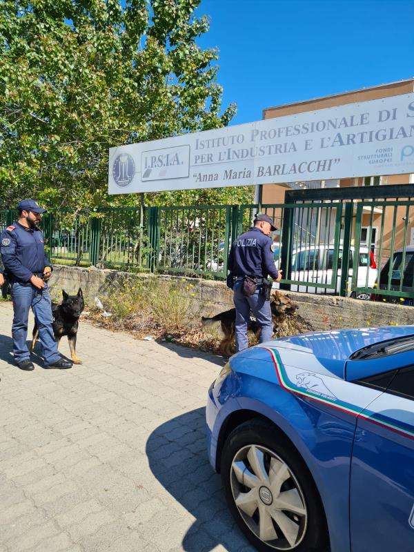 images Controlli antidroga nelle scuole di Crotone: sequestrate dosi di marijuana e hashish
