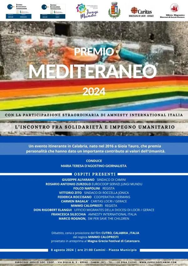 images A Camini nel Reggino questa sera il Premio "Mediterraneo 2024"