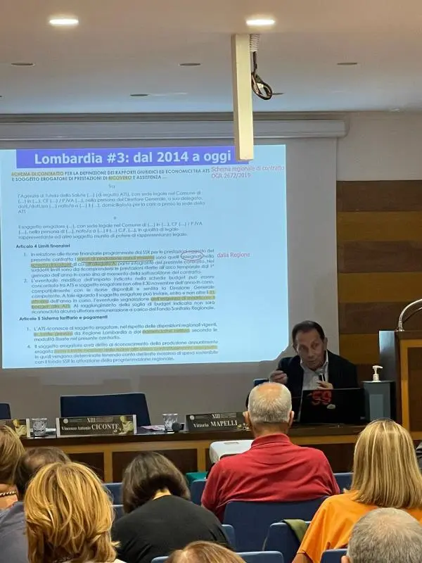 images “Pubblico e privato nella sanità italiana”, l'intervento del prof Vittorio Mapelli nel corso dell'Ordine dei medici