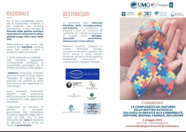 images Disturbi dello spettro autistico e inclusione, il convegno all'UMG di Catanzaro 