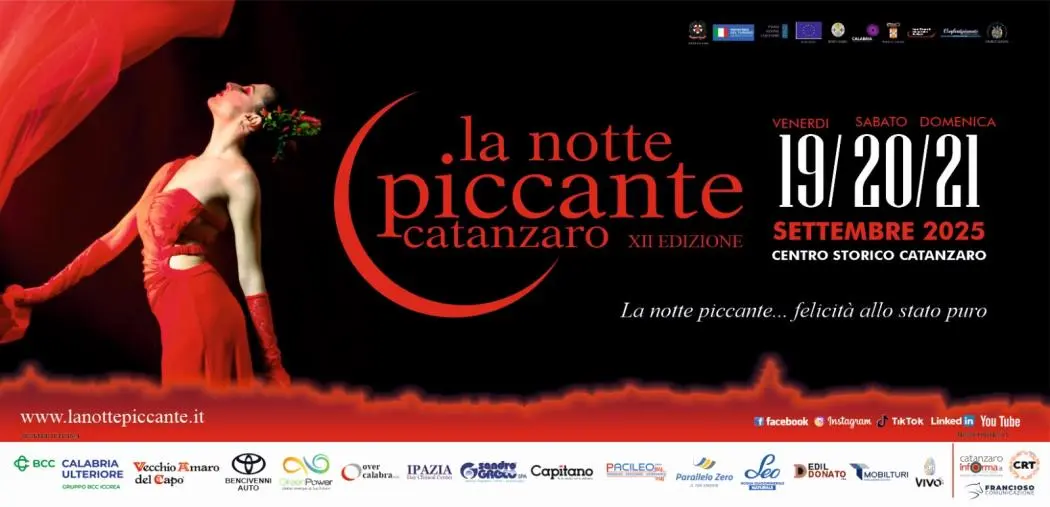 Cresce l'attesa per la Notte Piccante, la tre giorni frizzante nel centro storico di Catanzaro 