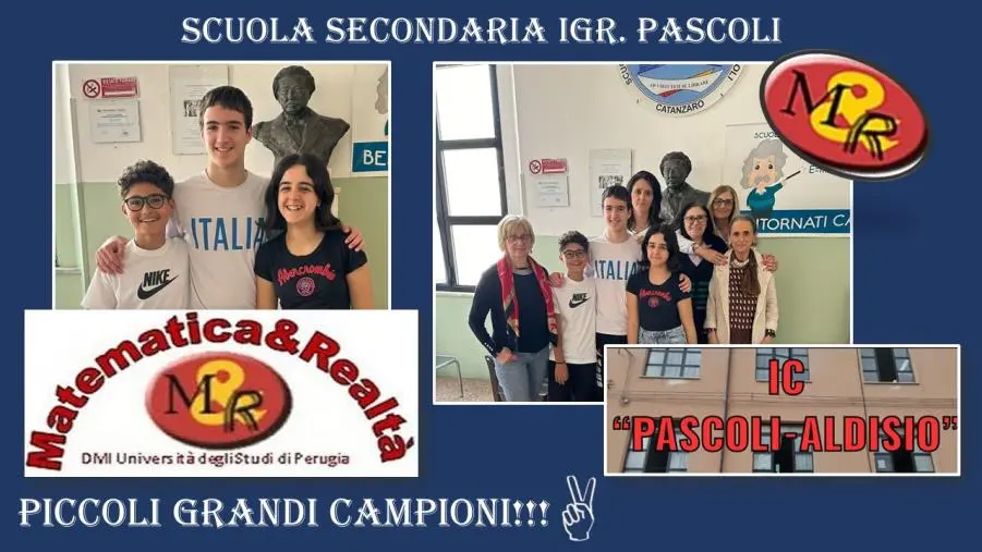 images Matematica e Realtà: primo posto nazionale per la scuola Pascoli