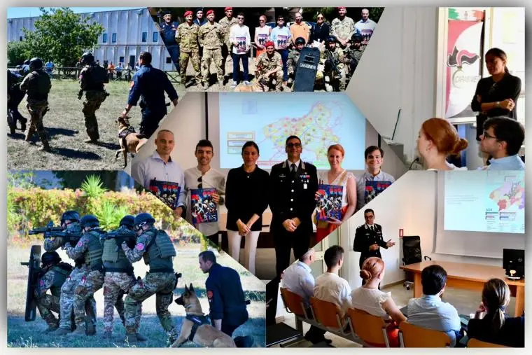 Magistrati europei in vista al Comando provinciale carabinieri di Vibo 