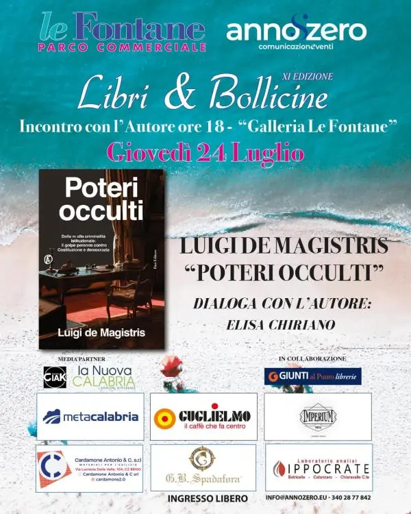 images Libri & Bollicine a Catanzaro, ospite della rassegna Luigi de Magistris