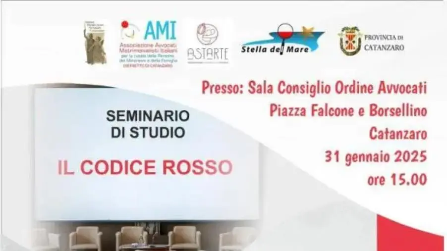 A Catanzaro il seminario di studi dedicato al Codice rosso 