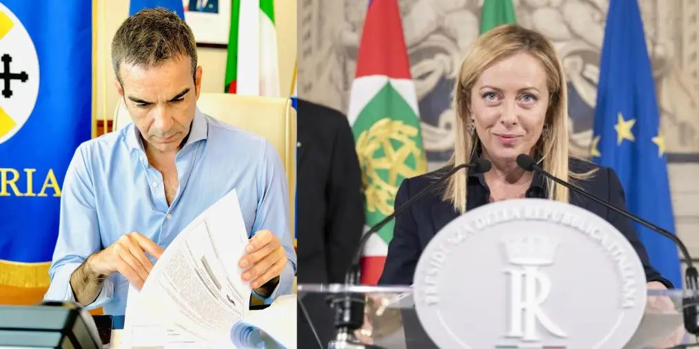 Fondo Sviluppo e Coesione, firmato l'accordo Meloni - Occhiuto: alla Regione risorse per 2,5 miliardi di euro