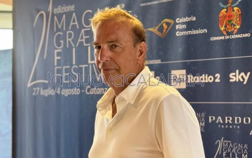 images Mgff, Kevin Costner in Calabria: "Ambientare qui un western? Forse meglio una storia d'amore"