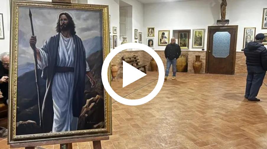 images Catanzaro, inaugurata nella chiesa del Monte la mostra di pittura dell’artista Raffaele Luna