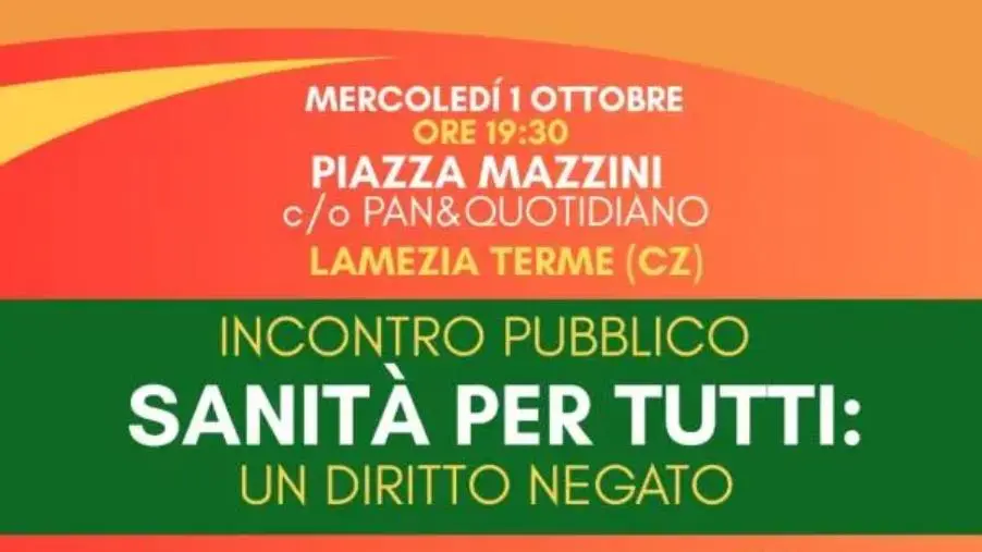 "Sanità per tutti: un diritto negato", a Lamezia l'incontro del PD con Amalia Bruni e Santo Gioffrè
