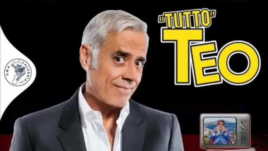 Ama Calabria, Teo Teocoli a Lamezia con “Tutto Teo”: “Tornare in questa terra è sempre un’emozione”
