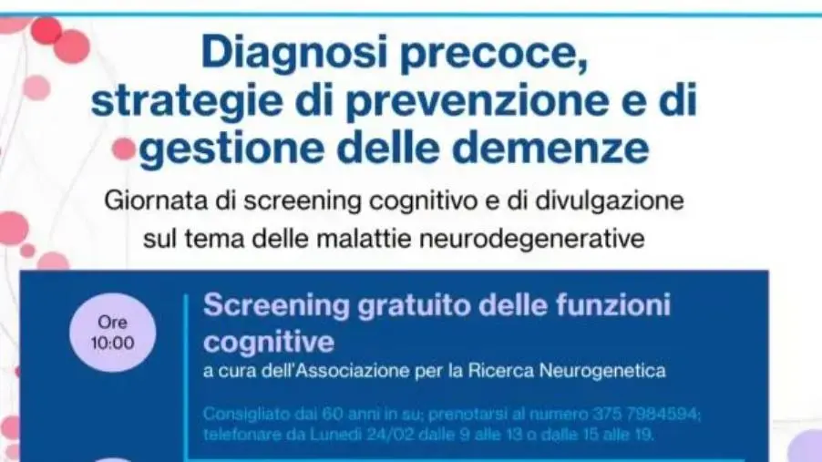 images A Petilia Policastro screening gratuito delle funzioni cognitive 