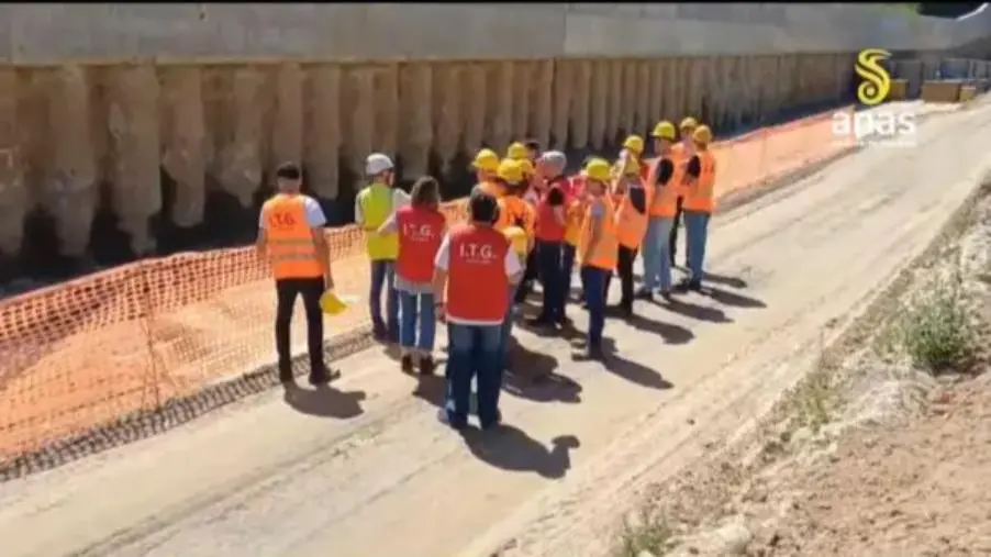 Trasversale delle Serre, gli studenti del "Rambaldi-De Fazio" di Lamezia in visita al cantiere