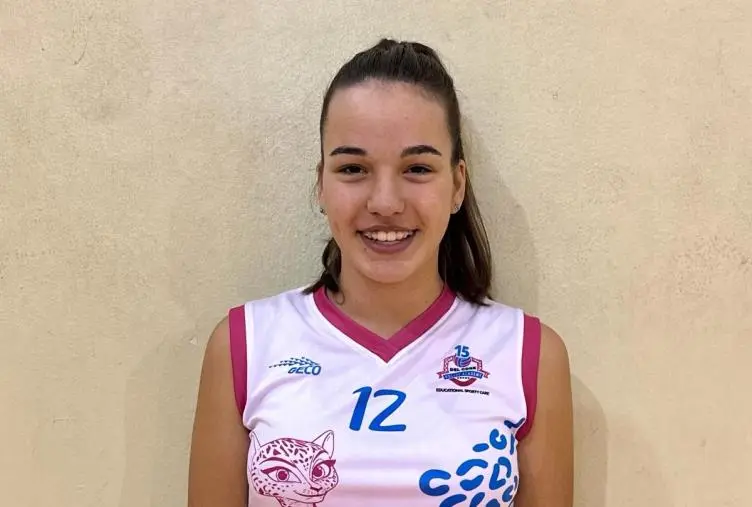 La giovane promessa del volley reggino Viktoria Oksyuk tra le 21 italiane convocate per il Club Italia Sud