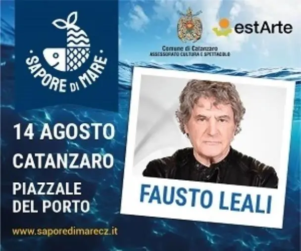 Catanzaro, questa sera "Sapore di Mare" saluta con il concerto di Fausto Leali all’area Porto