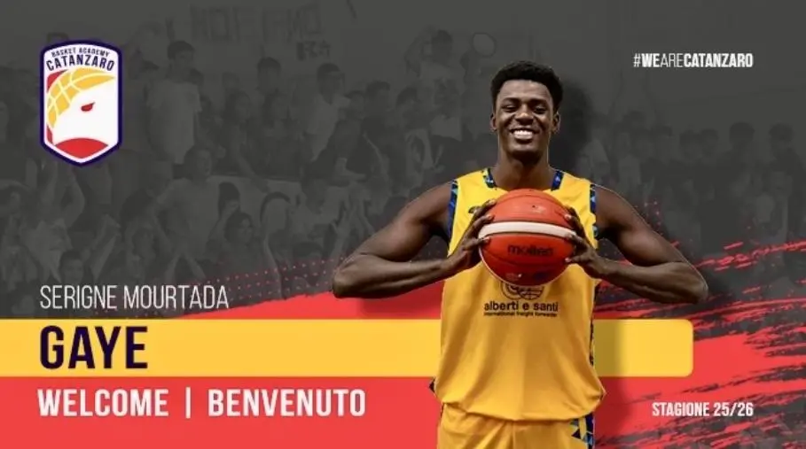 Basket Catanzaro, da Trento arriva Gaye: è l’ala piccola che mancava per allestire lo starting five giallorosso