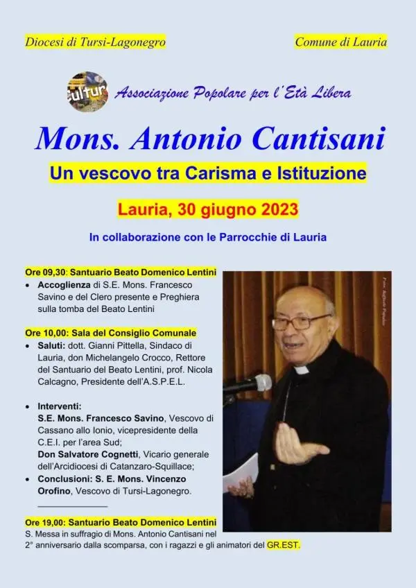 images Due anni senza Mons. Cantisani: convegno a Lauria sull'Arcivescovo emerito di Catanzaro-Squillace 