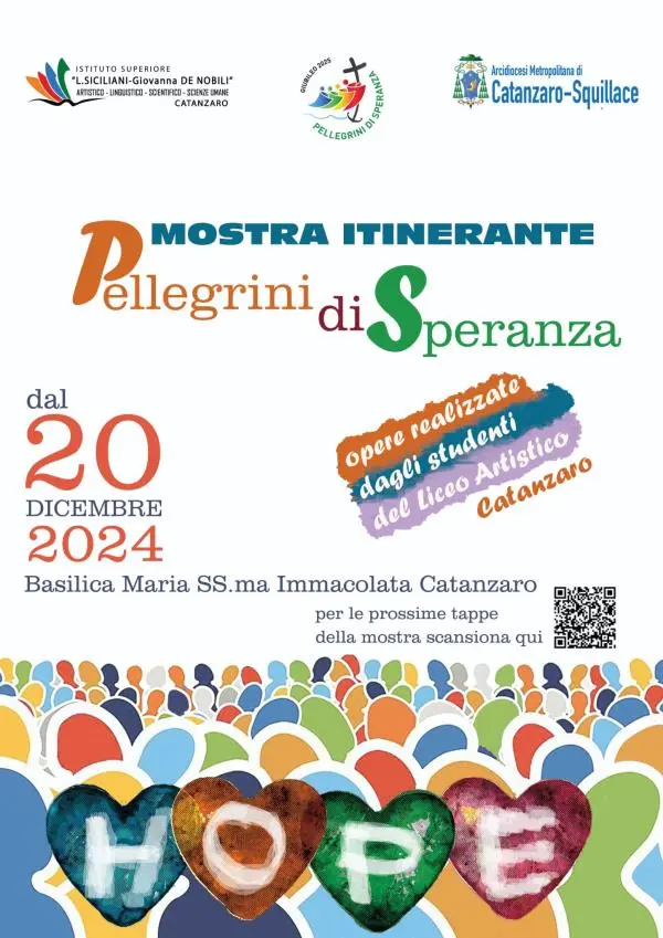 Catanzaro, mostra itinerante “Pellegrini di Speranza”: un binomio tra scuola e diocesi