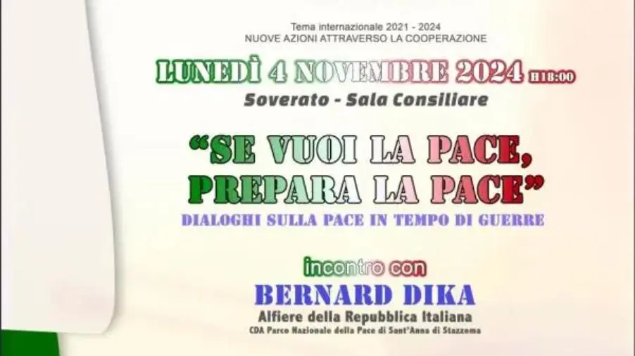 “Se vuoi la pace prepara la pace”, domani a Soverato un incontro promosso da Fidapa 