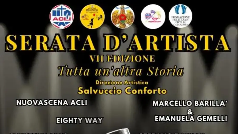 Cresce l'attesa a Catanzaro per la VII Edizione di “Serata d’Artista”