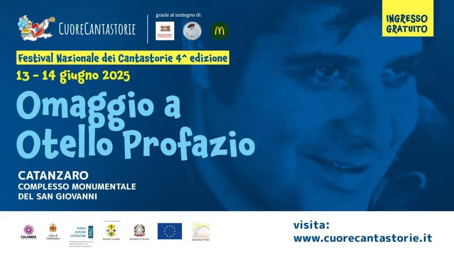 images Il festival Cuore Cantastorie a Catanzaro promuove il primo tributo ufficiale a Otello Profazio  