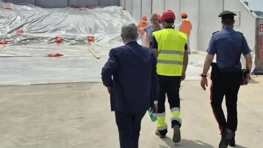 Il generale Errigo è tornato in Calabria per effettuare un sopralluogo nelle aree del SIN Crotone