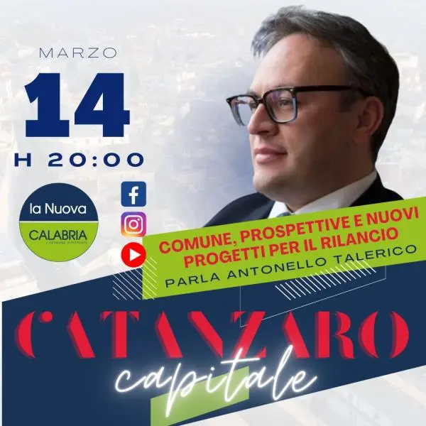 images Catanzaro Capitale, le prospettive del Comune e l'angolo giallorosso: in studio Talerico (DIRETTA ALLE 20)