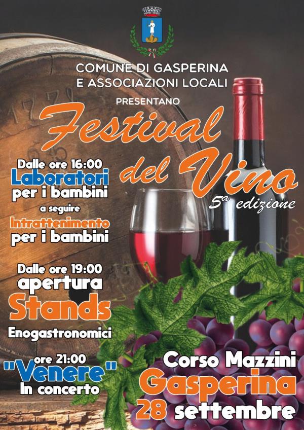 images Grande momento per la produzione locale. A Gasperina il 28 settembre sarà "Festa del Vino"