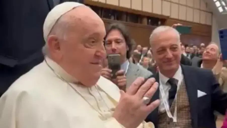 Giubileo della Comunicazione, Scarpino (Corecom) incontra Papa Francesco 