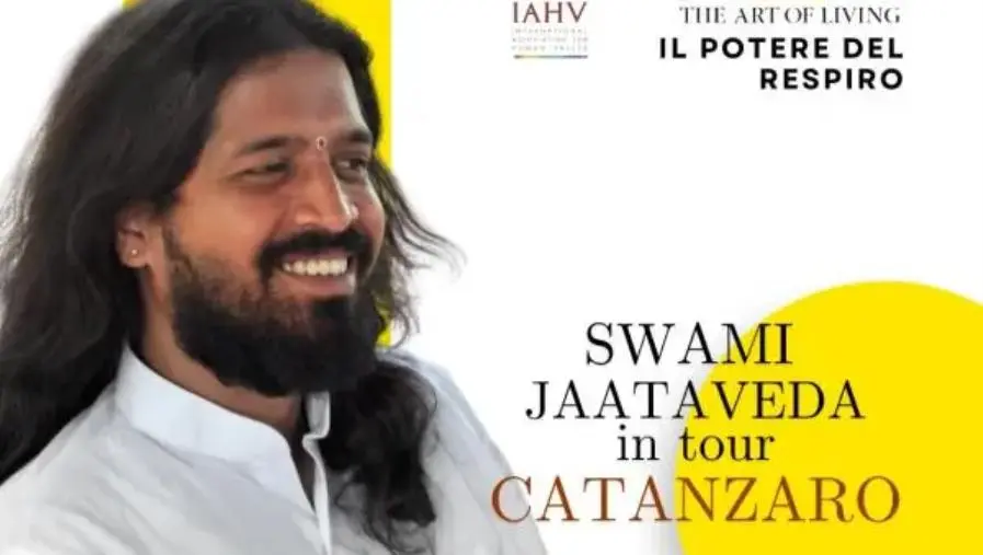 images A Catanzaro arriva Swami Jaataveda, monaco della Fondazione “The Art of Living” 