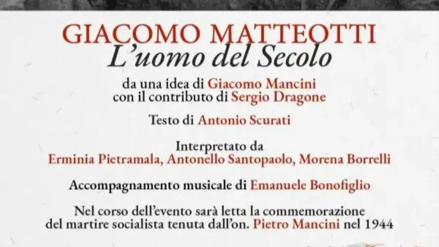 Cosenza, la Fondazione Mancini omaggia Giacomo Matteotti 
