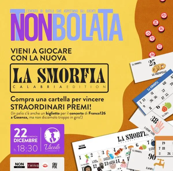 Catanzaro, al Vicolo Speakeasy la presentazione della tombola di Non Aps e Giurot  