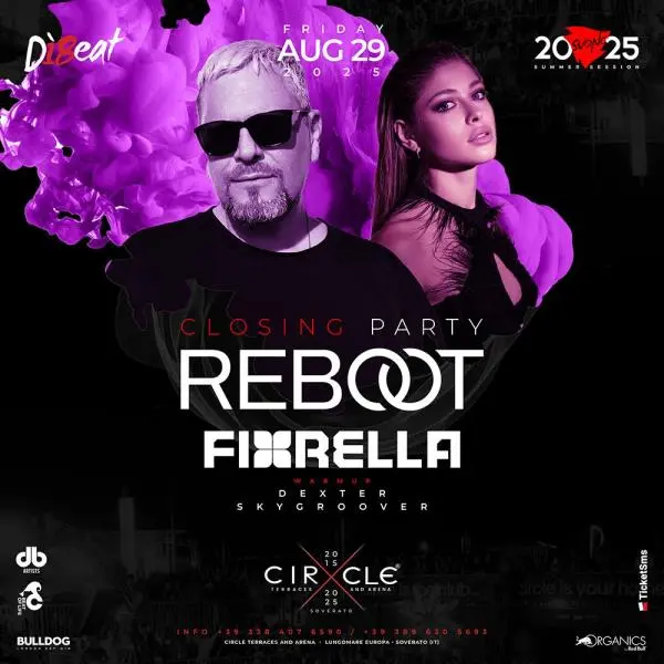 DiBeat e Circle, stagione di successi con SUONO Festival: gran finale con Fiorella e Reboot