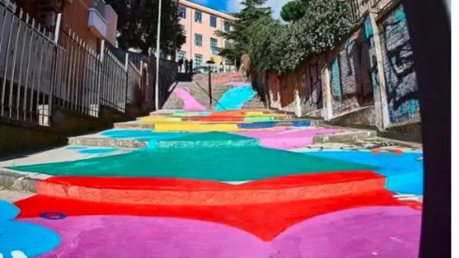 Catanzaro, domani l'inaugurazione della quarta scalinata di "Scalin’Arte"