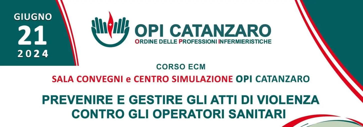 images Violenza contro gli operatori sanitari: un corso di approfondimento all’Opi Catanzaro