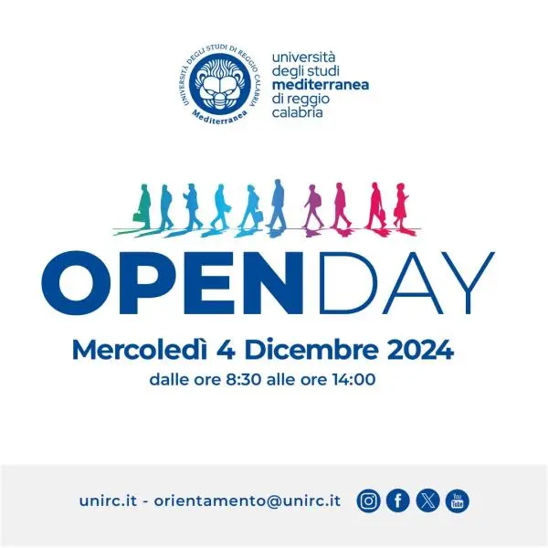 Mercoledì all'Università di Reggio Calabria l'open day