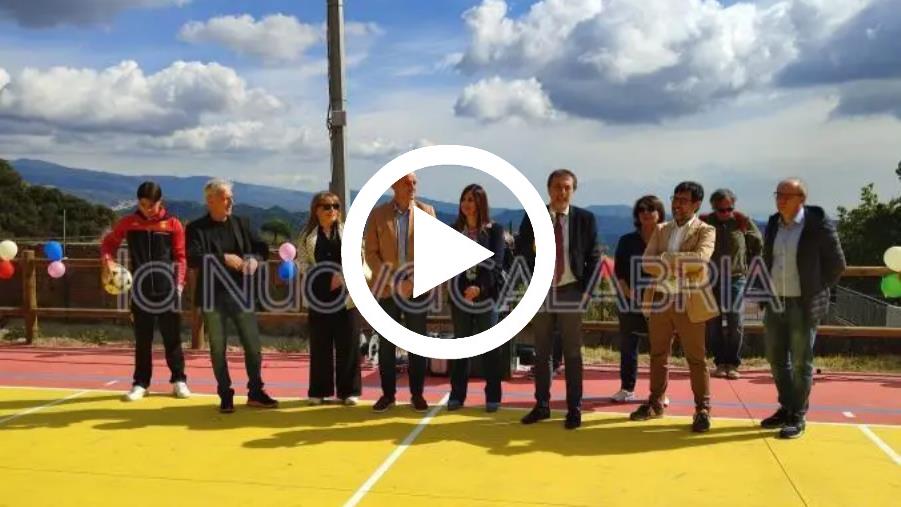 Catanzaro, inaugurato nel quartiere Sant'Elia il nuovo Centro polivalente per lo sport