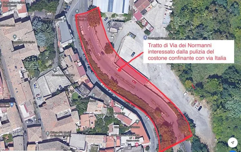 images Martedì pulizia del costone tra via dei Normanni e via Italia