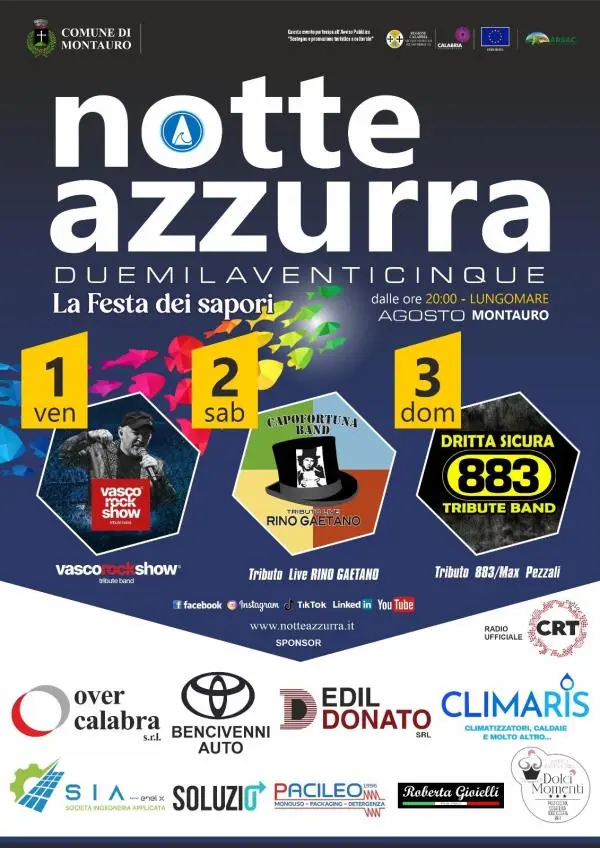 Montauro, grande attesa per la "Notte Azzurra - la festa dei Sapori"