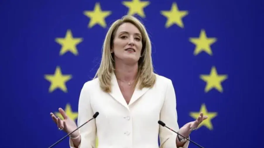 La presidente del Parlamento europeo Roberta Metsola in visita a Badolato: il grazie per l’ospitalità ricevuta