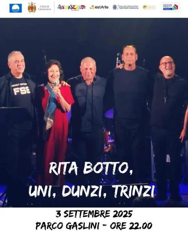 EstArte, si torna a Parco Gaslini con “Rita Botto, Uni, Dunzi, Trinzi” e il talk con Pino Ippolito Armino 