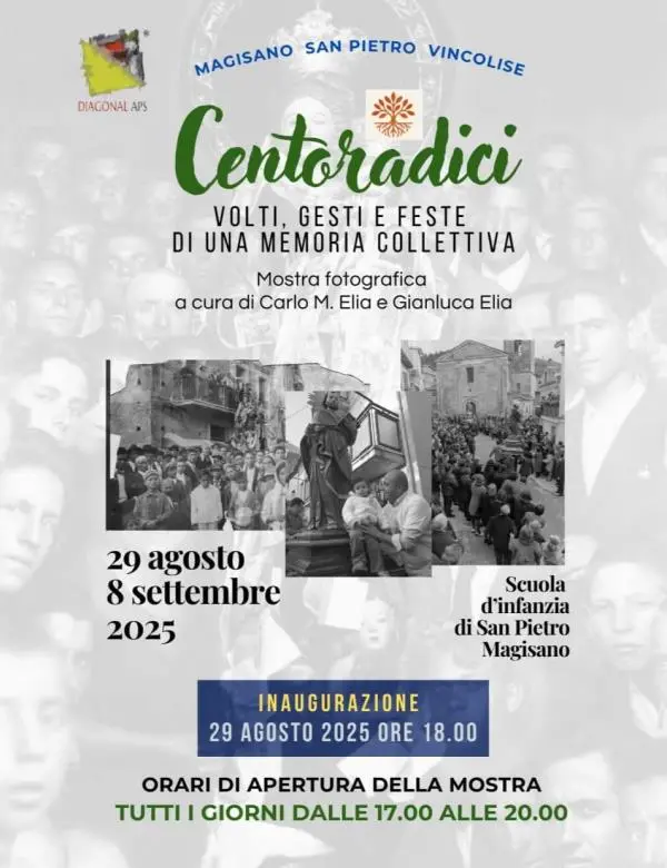 "Centoradici", al via dal 29 Agosto la mostra fotografica per raccontare la comunità di Magisano