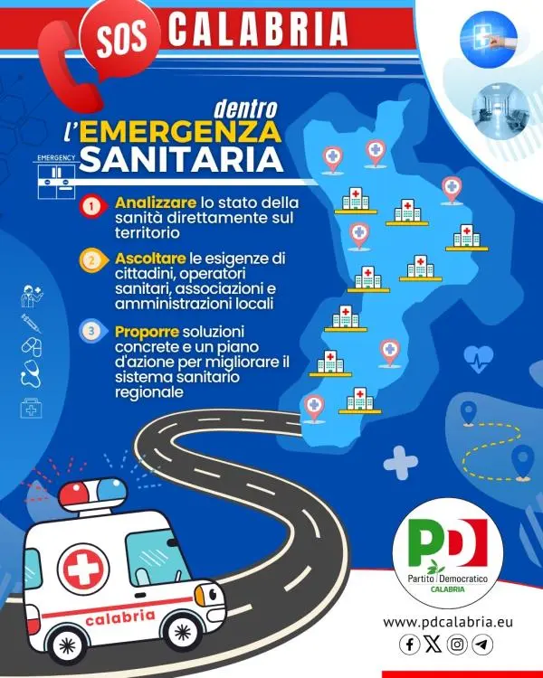 "Dentro l'emergenza sanitaria", prosegue l'impegno del PD: nuove tappe a Polistena, Cosenza e Vibo 