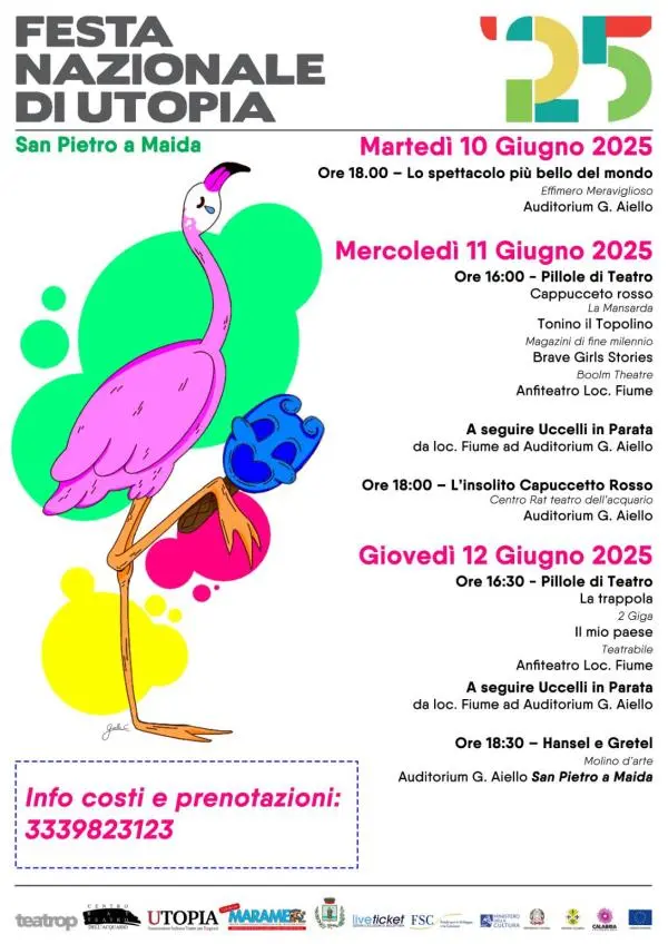 San Pietro Maida, ritorna la Festa nazionale di Utopia (IL PROGRAMMA)
